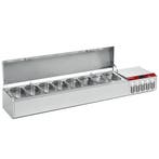 Gekoelde structuur GN 8x1/4, met deksel, Verzenden, Nieuw in verpakking, Koelen en Vriezen
