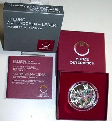 10 Euro 2025 Österreich Republik, Verzenden, België