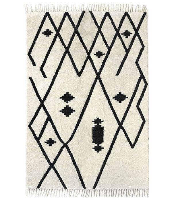 Kilim Atlas - Vloerkleed - 200 cm - 140 cm, Huis en Inrichting, Stoffering | Tapijten en Vloerkleden