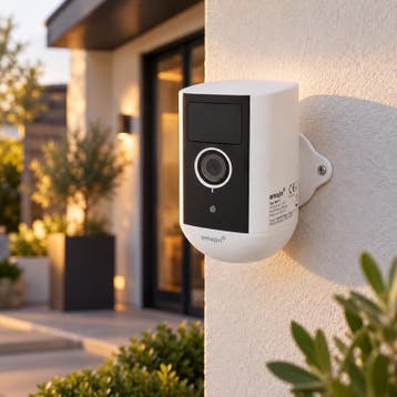 Caméra de surveillance connectée sans fil Omajin - blanc -, Verzenden, Neuf