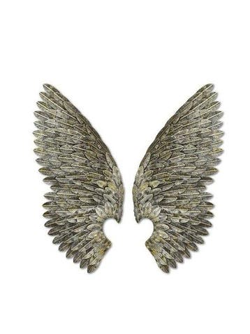 Decoratief ornament (2) - Set van 2 grote metalen