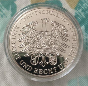 Duitsland. Silver medal ND, Der Zaunkönig, 14.66 gr (.333)