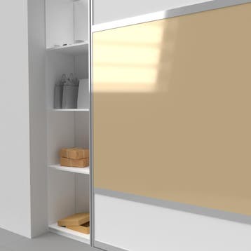 Lacobel classic beige 6 mm (onafgewerkt), Bricolage & Construction, Vitres, Châssis & Fenêtres, Verzenden