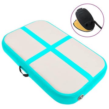 vidaXL Gymnastiekmat met pomp opblaasbaar 60x100x10 cm PVC, Verzenden, Nieuw