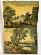 Scuola Olandese(XIX), firmato Montaruli Bar - Paesaggio