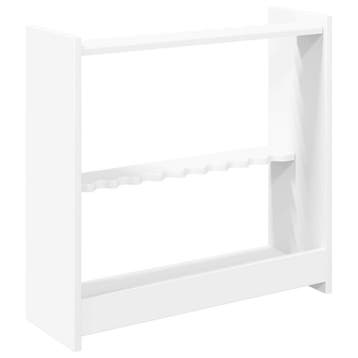 vidaXL Biljartkeu-stand Bewerkt hout 60 x 20 x 57 cm Wit, Verzenden, Nieuw