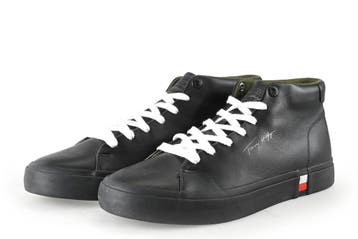 Tommy Hilfiger Hoge sneakers in maat 42 Zwart, Kleding | Heren, Schoenen, Verzenden, Zwart, Tommy Hilfiger, Zo goed als nieuw