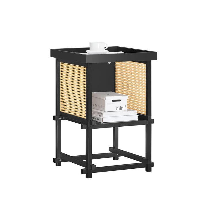 2dekans | SoBuy bijzettafel HFBT03-SCH - 40×40×60 cm -, Huis en Inrichting, Tafels | Bijzettafels, Ophalen of Verzenden