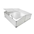 Kweekbak 4 deksels | Tweede kansje | OP = OP (koude bak), Polycarbonaat, Verzenden, Kweekkas, Zo goed als nieuw