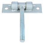 Verstelbaar poortscharnier paumelle M12x110 verzinkt, Nieuw