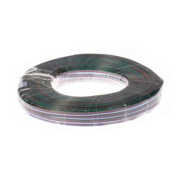 100 meter 5 aderig draad voor RGB/W LED strips, Doe-het-zelf en Bouw, Elektriciteit en Kabels, Verzenden, Nieuw, Kabel of Snoer