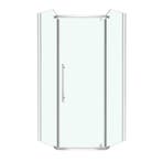 Sanifun douchecabine Finnian 900 x 900 Z, Ophalen of Verzenden, Nieuw, Douche