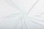 10 meter wit velours stof op=op!!!, Hobby en Vrije tijd, 120 cm of meer, Wit, Ophalen of Verzenden, Polyester