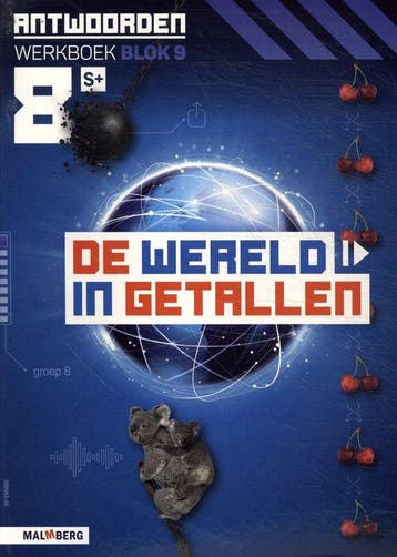 De wereld in getallen Groep 8 blok 9 S+ Antwoorden werkboek, Boeken, Verzenden, Zo goed als nieuw