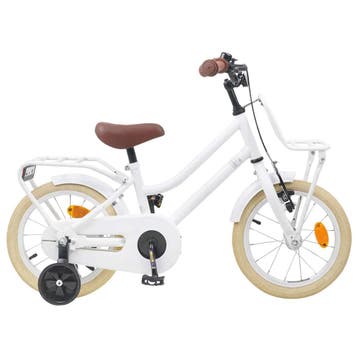 vidaXL Kinderfiets 14 Inch voor 3-5 jaar oud Wit, Verzenden, Nieuw