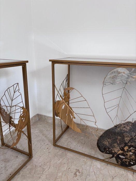 Console (2) - Métal doré - Consolle, Maison & Meubles, Maison & Meubles | Autre