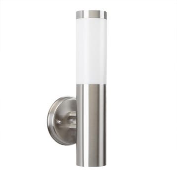 Wandverlichting modern Lech 4 Muurlamp RVS Buitenverlichting, Verzenden