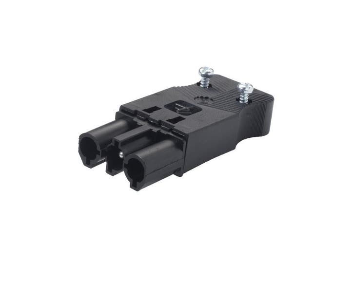 Martin Kaiser AC166 3-Pole 16 Amp Male Plug Black - 1162/sw, Bricolage & Construction, Électricité & Câbles, Envoi