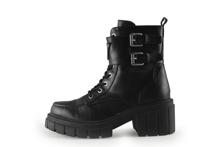 Guess Veterboots in maat 39 Zwart, Kleding | Dames, Schoenen, Zwart, Zo goed als nieuw, Overige typen, Verzenden