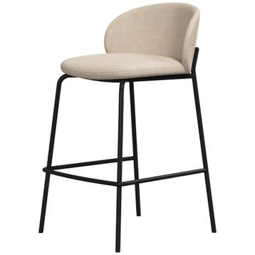 BoConcept Barkruk Princeton Beige - Outlet, Huis en Inrichting, Verzenden, Gebruikt, 90 cm of meer