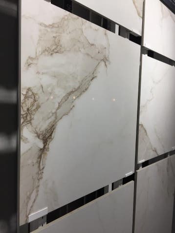 Calacatta Geel Goud semi glans 60x120 vloertegel wandtegel, Ophalen of Verzenden, Nieuw