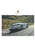 2021 PORSCHE 718 SPYDER HARDCOVER BROCHURE ENGELS, Ophalen of Verzenden, Nieuw