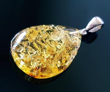 Amber Uniek natuurlijk Baltisch barnsteen hanger- 3 g
