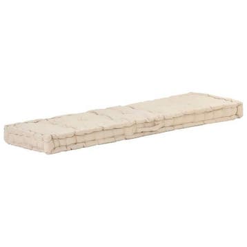 Coussin palette 120x40 beige - Jusqua epuisement -43%, Jardin & Terrasse, Verzenden
