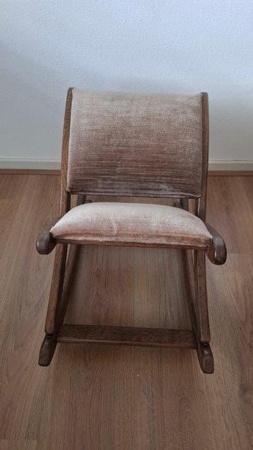 Ottoman - Bois, Textile - Siège à bascule pour bébé