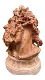 sculptuur, Testa di centauro Chirone - 37 cm - Was