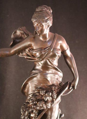Art Nouveau beeld - Adrien Etienne Gaudez (1845-1902) -