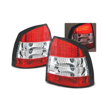 Feux Arrière Pour Opel Astra G 97-04 3P 5P Led Rouge Blanc, Verzenden