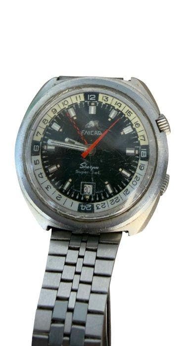 Enicar - Sherpa Super-Jet - 166-36-01 - Homme - 1970-1979, Handtassen en Accessoires, Horloges | Heren