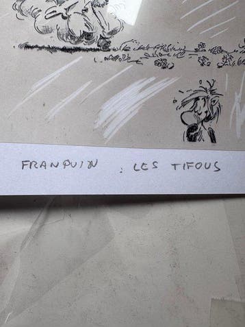 Franquin - Calque dimpression - Les Tifous