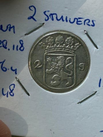 Nederland, Holland 2 Stuiver (dubbele wapenstuiver) Set van
