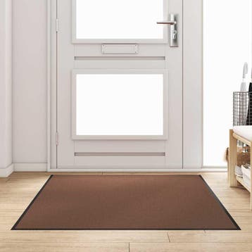 vidaXL Deurmat Bruin en zwart 120 x 180 cm 100% Polyamide, Verzenden