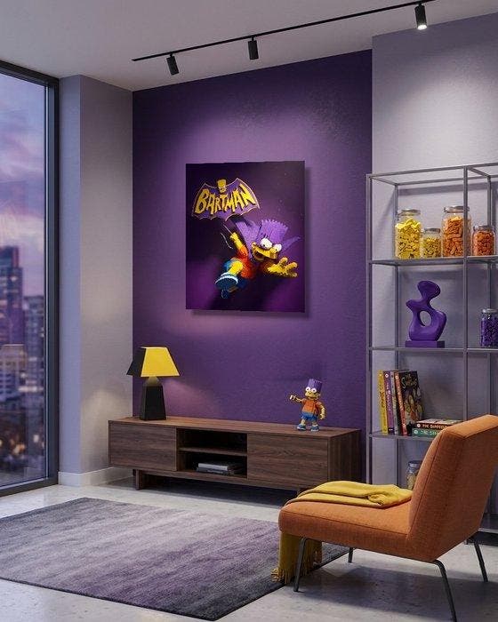 Makayhos - [Canvas] Bartman Flight – Comic Chaos, Kinderen en Baby's, Speelgoed | Duplo en Lego