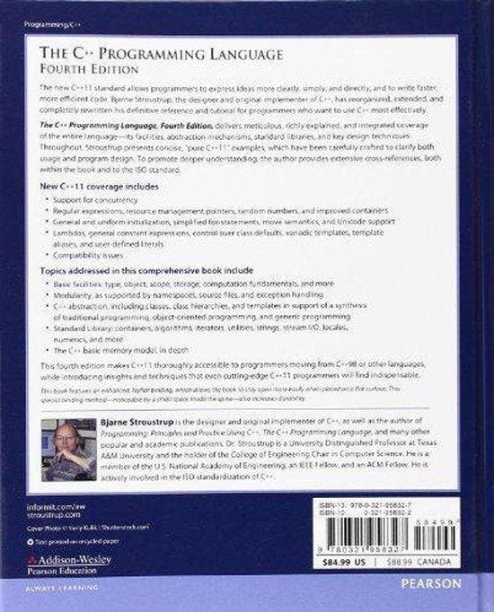 C++ Programming Language, The 9780321958327, Boeken, Taal | Engels, Gelezen, Verzenden