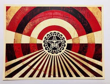 Shepard Fairey (OBEY) (1970) - Tunnel Vision (Gold)