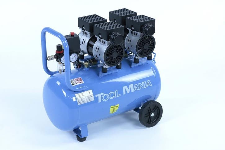 TM 50 Liter Professionele Low Noise Compressor 2HP 230v, Auto diversen, Autogereedschap, Verzenden