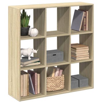 vidaXL Kamerscherm / boekenkast 102x29x103,5 cm hout sonoma, Verzenden, Nieuw