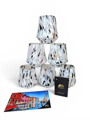 MurArt - MurArt - Drinkset (6) - Glas - Murrine Millefiori