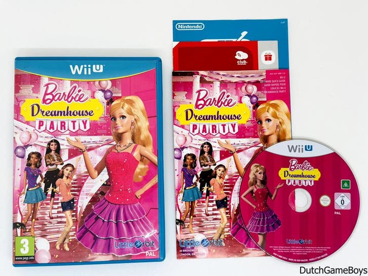 Nintendo Wii U - Barbie - Dreamhouse Party - EUR, Consoles de jeu & Jeux vidéo, Jeux | Nintendo Wii U, Envoi