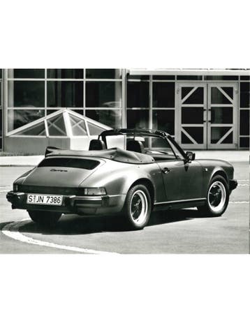 1988 PORSCHE 911 CARRERA CABRIOLET PERSFOTO