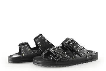 Vingino Slippers Meisjes in maat 31 Zwart, Verzenden, Jongen of Meisje, Schoenen, Zo goed als nieuw
