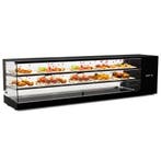 Tapasvitrine | LOGIC | Zwart | +2°C/+6°C | Statisch | 3, Zakelijke goederen, Verzenden, Nieuw in verpakking