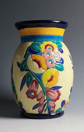 Keramis Boch - Charles Catteau - Vaas - Aardewerk - Art Deco