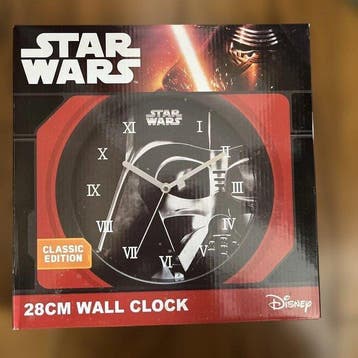 Wandklok - Star Wars “Darth Vader / Kylo Ren Klassieke, Verzamelen, Nieuw