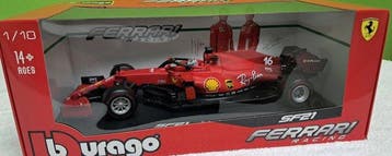 Bburago 1:18 - Model sportwagen - Ferrari F1 SF21 Mission, Nieuw