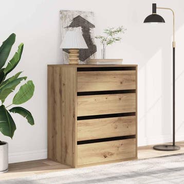 vidaXL Ladekast 60x41x76 cm bewerkt hout artisanaal, Verzenden